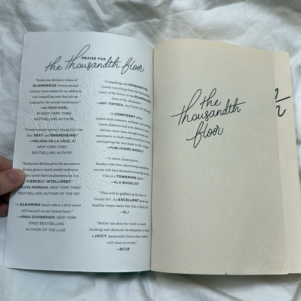 The Thousandth Floor by Katharine McGee paperback young adult book - Picture 6 of 16